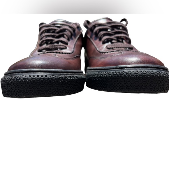 G Brown Flight Calfskin Sneaker, Men’s 11.5 Casual Fashion Shoe Minimalist Clean - Picture 8 of 15